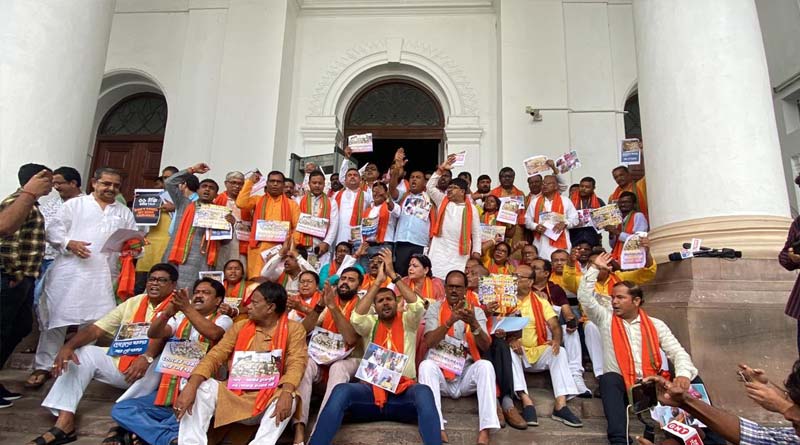 TMC and BJP MLAs raised slogan about 'Don't touch my body' remark at WB Assembly