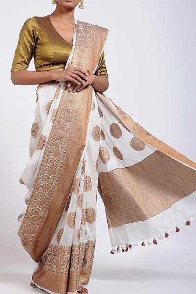 Copper saree