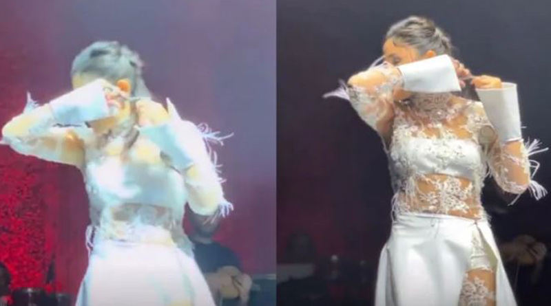 A Turkish singer cut her hair on stage to support the anti-hijab protests in Iran। Sangbad Pratidin