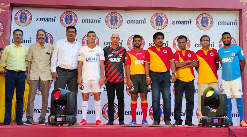 Emami East Bengal inaugurates jesrsey for ISL | Sangbad Pratidin