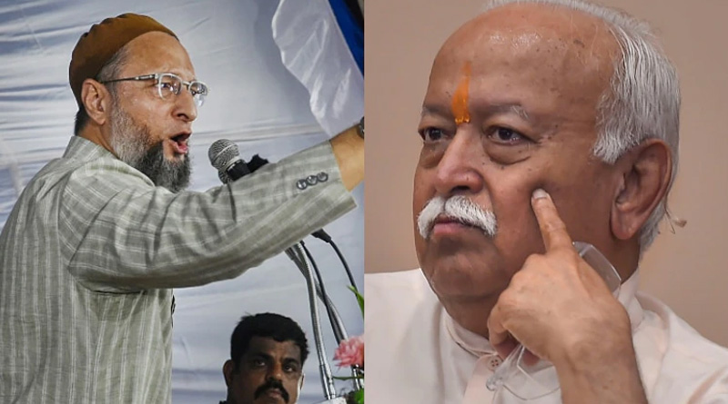 Asaduddin Owaisi counters RSS chief Mohan Bhagwat's remarks on religious imbalance | Sangbad Pratidin