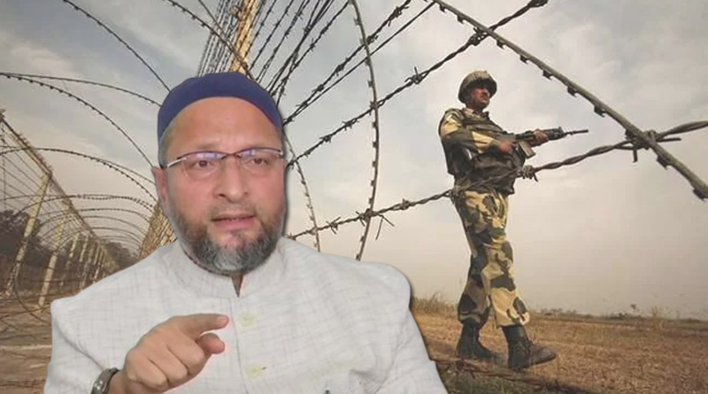 'Are BSF jawans sleeping at border?' Asaduddin Owaisi slams RSS over its 'Bangladesh infiltration' remark | Sangbad Pratidin
