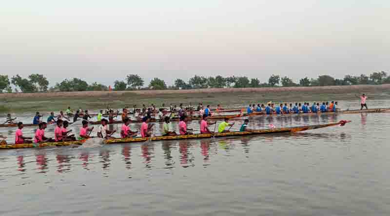 Boat racing competition resumed in Sundarban after two years | Sangbad Pratidin
