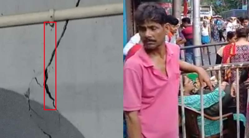 KMRCL informs causes of crack in houses at Bowbazar | Sangbad Pratidin