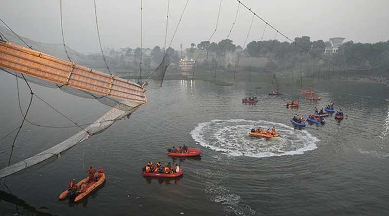 Old Cable Of Gujarat Bridge Snapped Due To Rush, Say Forensics Sources