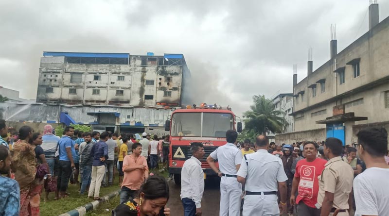 Fire broke out at Bantala leather factory | Sangbad Pratidin