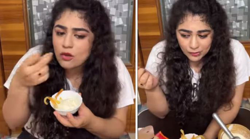 A video that has gone viral on social media features a food blogger trying French fries with ice cream। Sangbad Pratidin