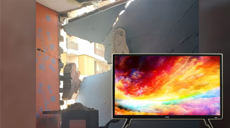 A 16 year old boy Dead in a LED TV Explodes At UP Home | Sangbad Pratidin