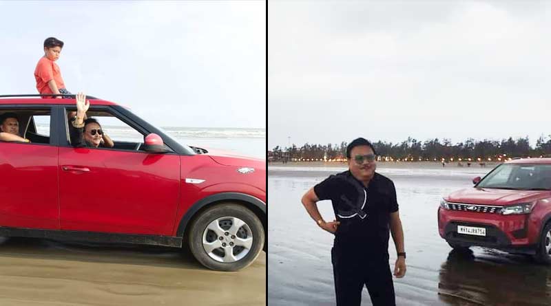 Madan Mitra stirred controversy by driving on Mandarmani beach | Sangbad Pratidin