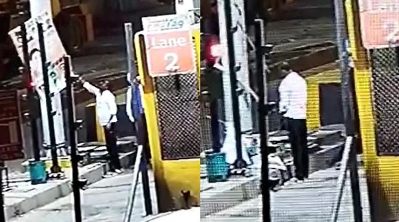 BJP leader urinates on banner of district president, expelled for 6 years। Sangbad Pratidin