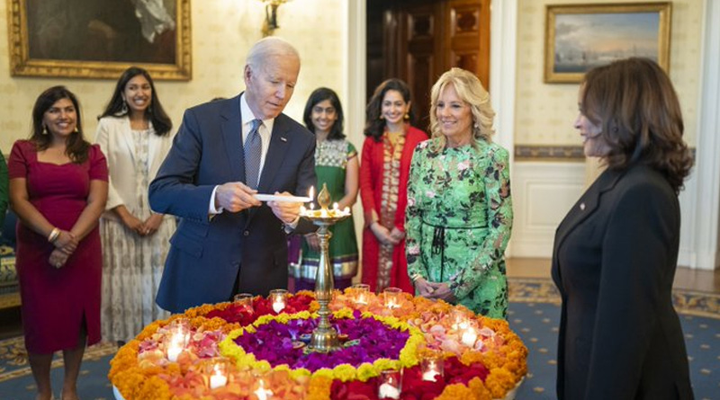 White House celebrates biggest diwali festival ever in USA | Sangbad Pratidin