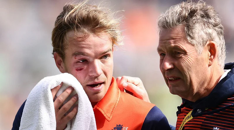 Pakistan won against Netherlands, batter injured on Rauf bouncer | Sangbad Pratidin
