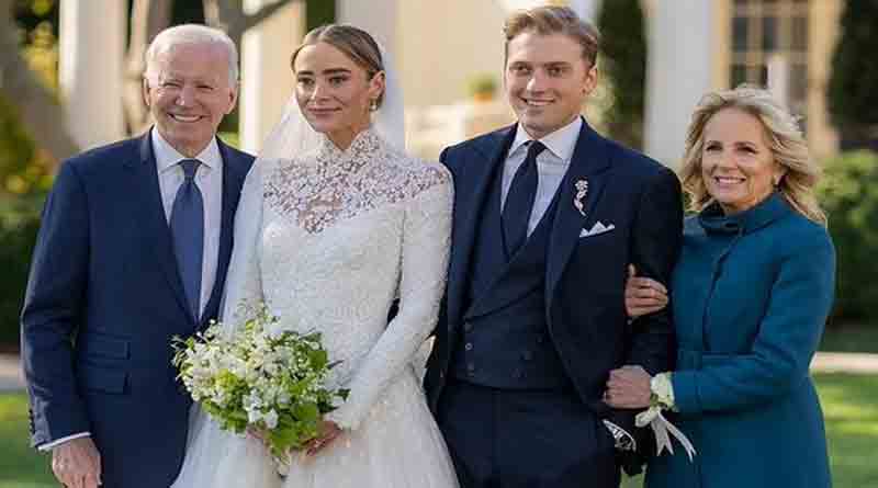 US President Joe Biden's Granddaughter Gets Hitched at White House | Sangbad Pratidin