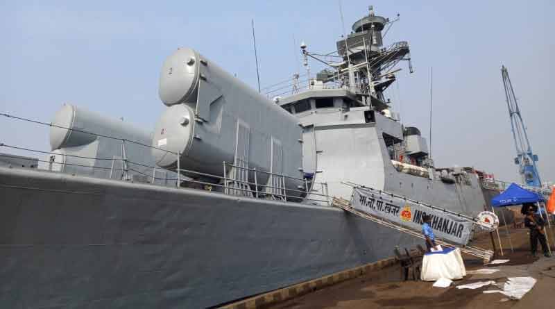 INS Khanjar in Kolkata dock | Sangbad Pratidin