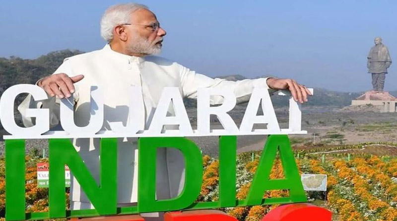 PM Narendra Modi's comment caused extreme conflict in the BJP camp in Gujarat। Sangbad Pratidin