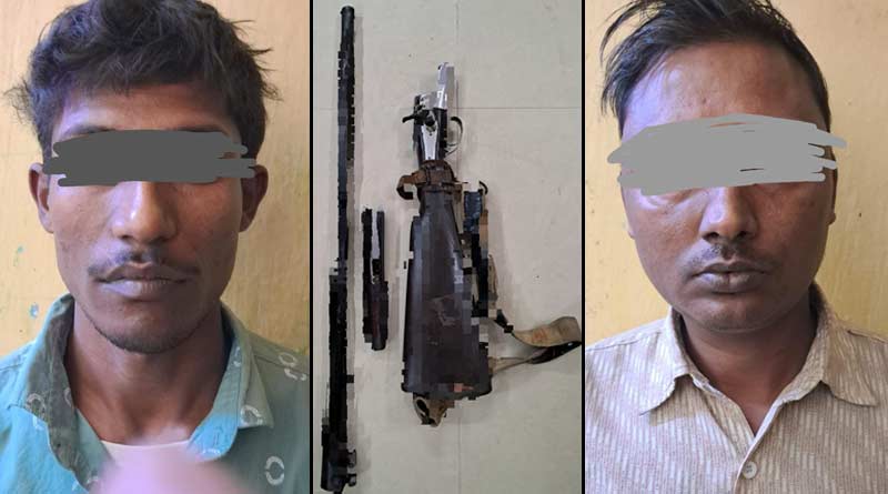 STF of West Bengal Police arrested two arms dealers from Manteswar, East Burdwan