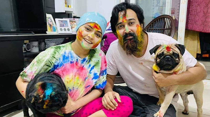 Aindrila Sharma's Pet was not well, Sabyasachi Chowdhury reportedly sent medicines | Sangbad Pratidin