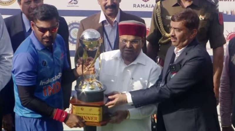 India have beaten Bangladesh in the final of T20 World Cup for Blind । Sangbad Pratidin