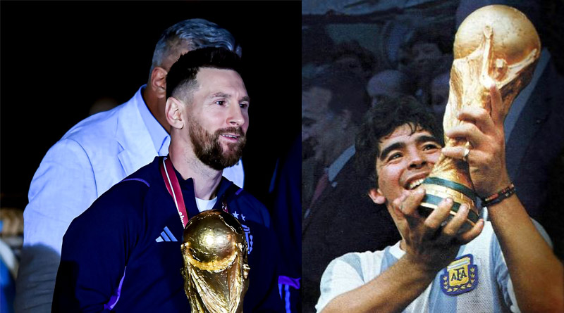 This win is for Diego, said Messi। Sangbad Pratidin