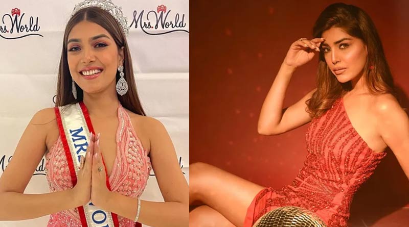 Indian model Sargam wins Mrs. World title after doing housework | Sangbad Pratidin