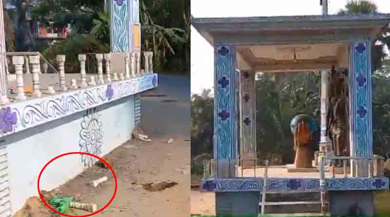 TMC Memorial at Nandigram vandalized | Sangbad Pratidin