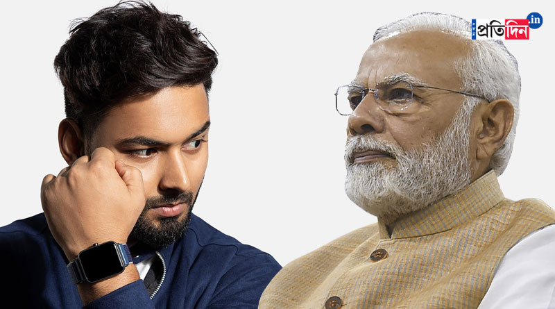 PM Narendra Modi speaks to Rishabh Pant’s mother, inquires about his health । Sangbad Pratidin