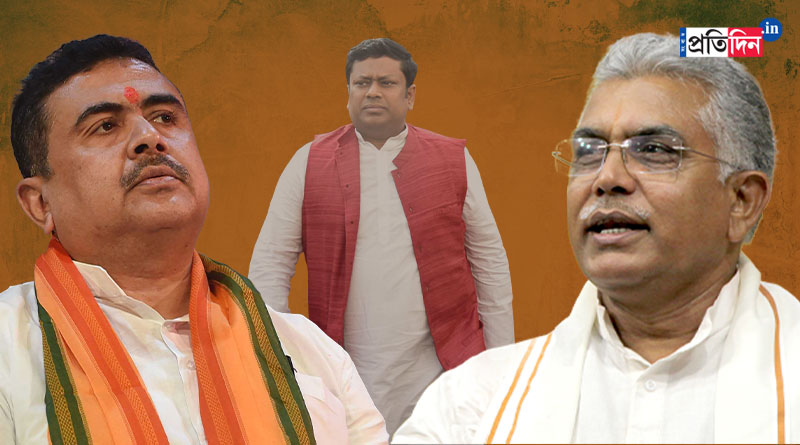 Dilip Ghosh replies Suvendu Adhikari's comment on his morning walk and press meet | Sangbad Pratidin