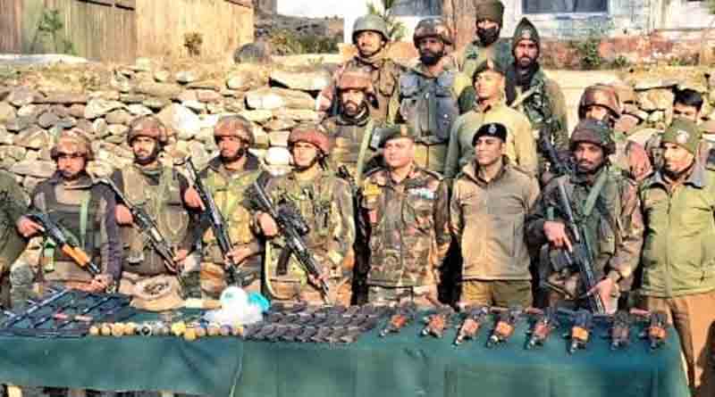 Year's Biggest Arms Recovery in Kashmir | Sangbad Pratidin