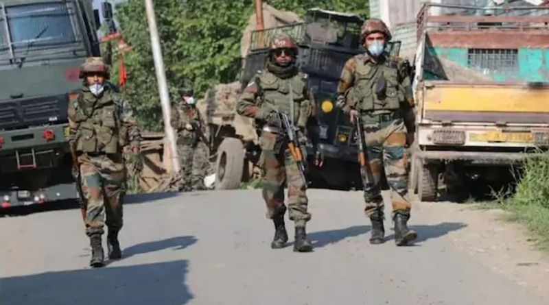 4 terrorists killed in encounter with security forces in J&K। Sangbad Pratidin