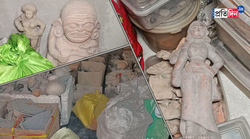 Rare historical artefacts recovered from a house in Deganga worth more than 100 crores | Sangbad Pratidin