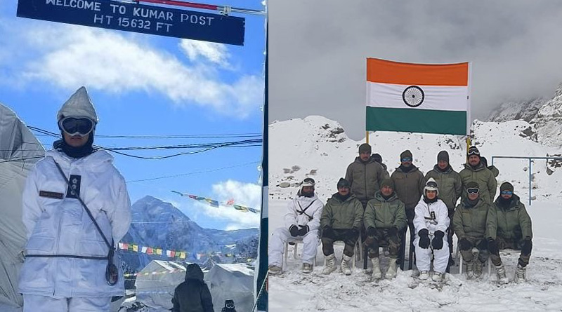 First Women Officer operationally deployed at highest battleground in Siachen Glacier | Sangbad Pratidin