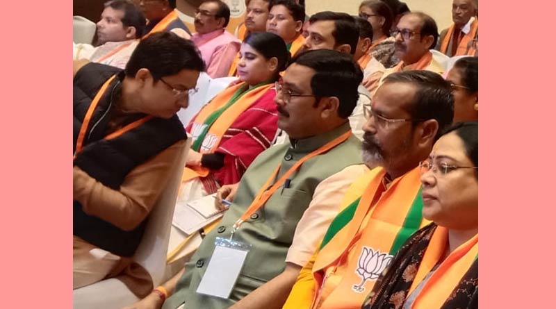 BJP organize a meeting in Durgapur ahead of Panchayat Vote | Sangbad Pratidin