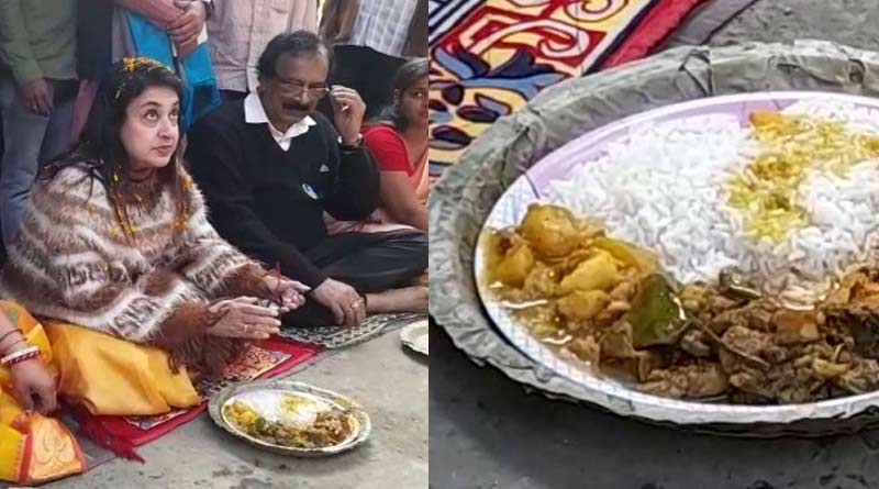 TMC MP takes picture and refused to eat during Didir Doot campaign, stirs controversy | Sangbad Pratidin