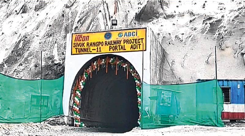 Next year train journey to Gangtak! The work of 6 tunnels has been completed | Sangbad Pratidin