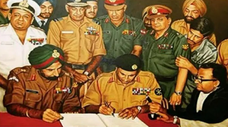 Taliban leader teases Pakistan with image of Pak army surrender to India after Bangladesh war | Sangbad Pratidin