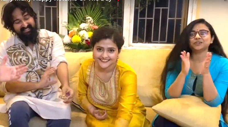 Aindrila Sharma's sister shared her old Birthday video | Sangbad Pratidin
