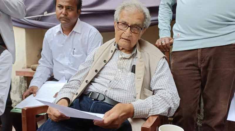 Z+ security for Amartya Sen, vigilance increased at his house । Sangbad Pratidin