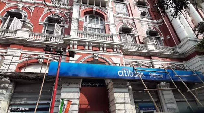 Citibank removes signboard from iconic Kolkata office। Sangbad Pratidin