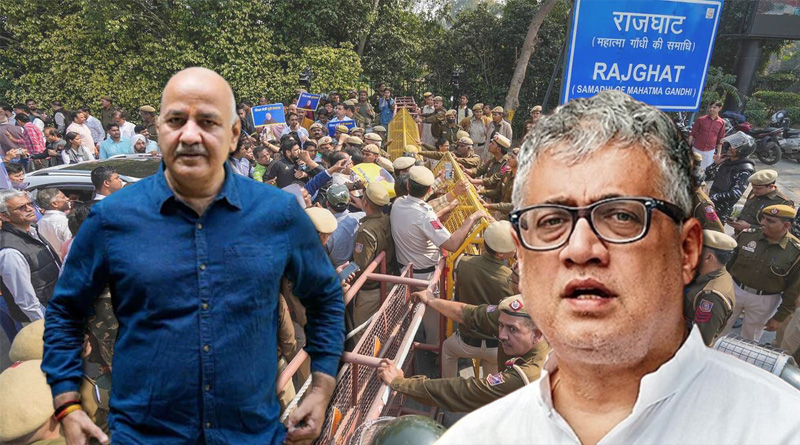 Protest erupts after Manish Sisodia's arrest by CBI, Derek O'Brien hits out at BJP | Sangbad Pratidin