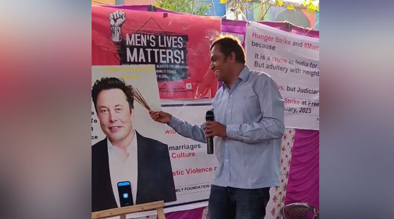 SIFF members are worshipping Elon Musk in Bengaluru, video goes viral। Sangbad Pratidin