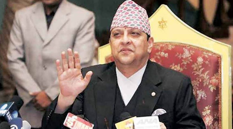 Former monarch joins campaign to reinstate Nepal as ‘Hindu State’। Sangbad Pratidin