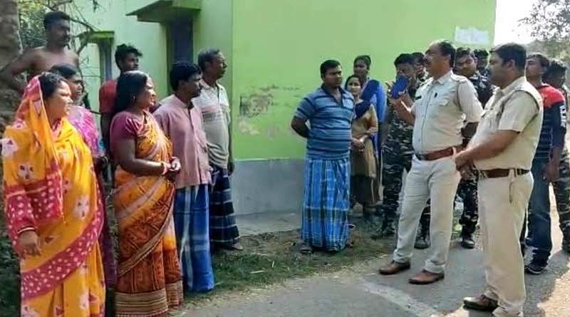 Police at the door! OC of Polba police station in Hooghly visits nearby panchayet areas to know about the public services | Sangbad Pratidin