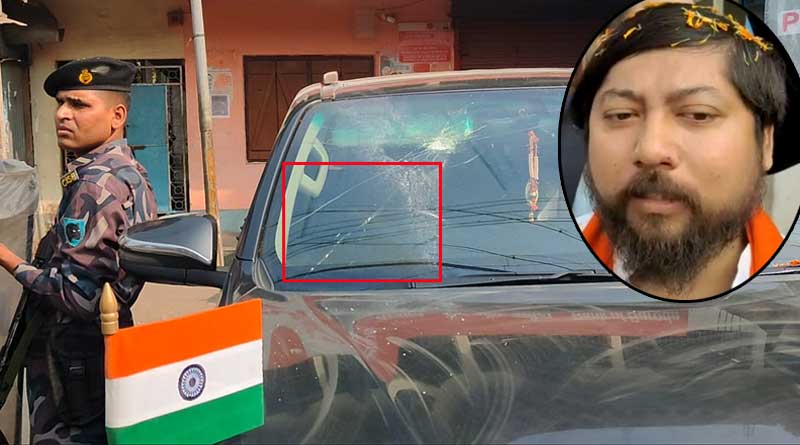 Boming, firing into the rally of Central Minister Nisith Pramanik at Dinhata, Cooch Behar, TMC accussed | Sangbad Pratidin