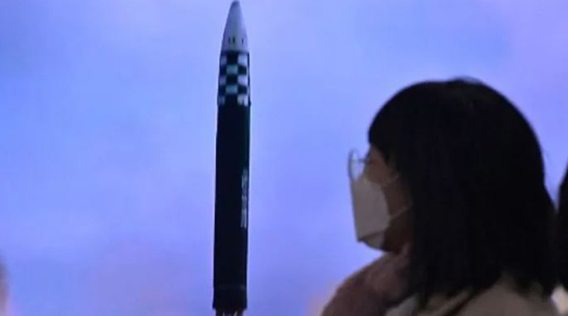 North Korea test-fired an intercontinental ballistic missile। Sangbad Pratidin