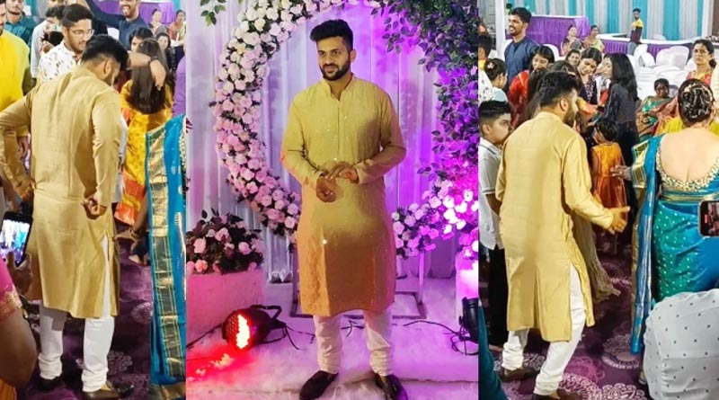 Shardul Thakur Dances During His Haldi Ceremony | Sangbad Pratidin