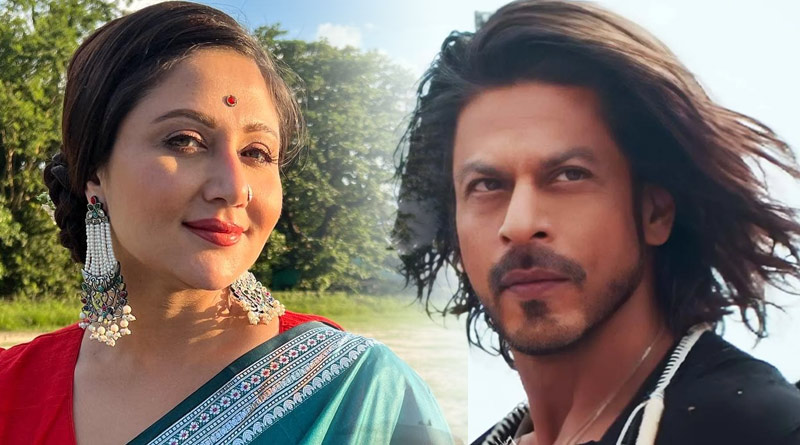 Shahrukh Khan is God, written in Swastika Mukherjee's T-Shirt | Sangbad Pratidin