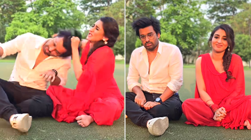 See Ankush and Oindrila's fight over 'Love Marriage' | Sangbad Pratidin
