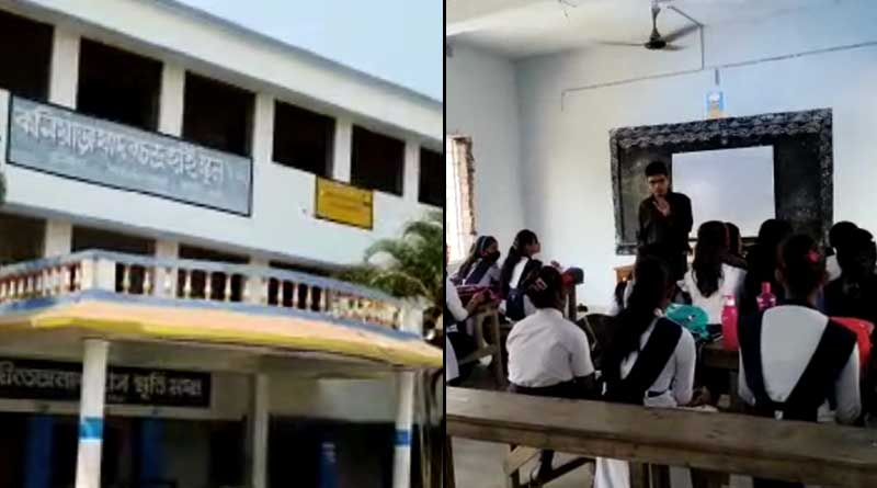 Bagda school opened on Sunday after joining DA protest, faces the heat from TMC leader | Sangbad Pratidin