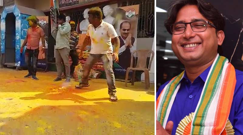 Bayron Biswas, Congress candidate won Sagardighi By Election । Sangbad Pratidin