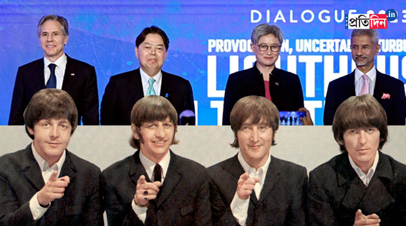 Japan foreign minister compares QUAD as famous band Beatles in New Delhi meeting | Sangbad Pratidin